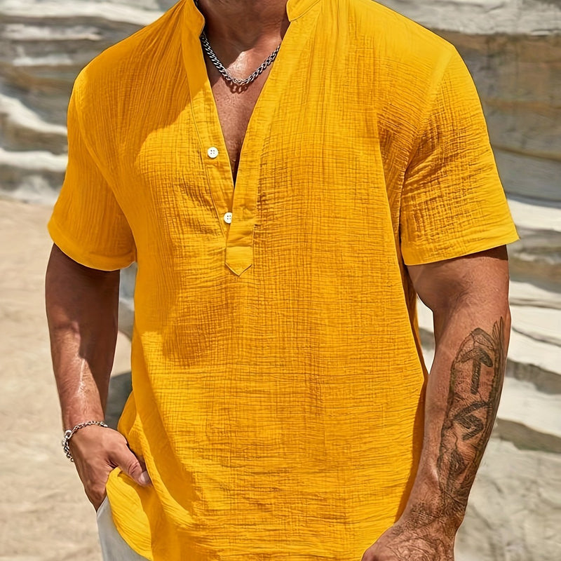 CYC - Linnen Henley -shirt