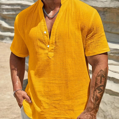 CYC - Linnen Henley -shirt