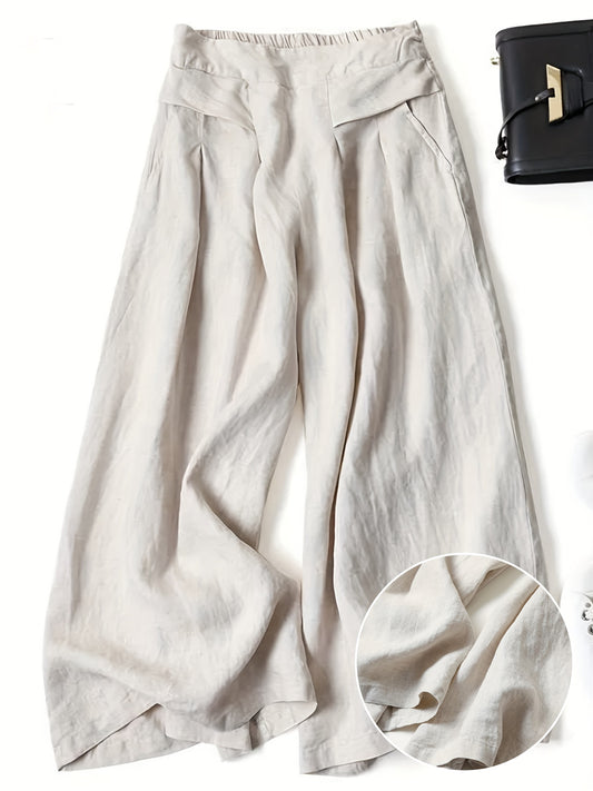 CYC Vintage Linen Wide-Leg Pants