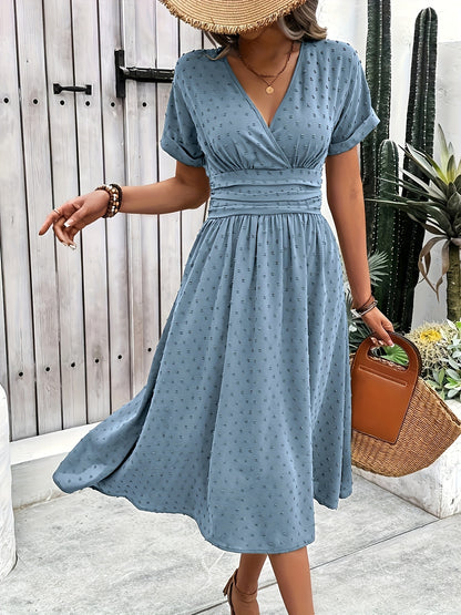 CYC V-hals midi-jurk