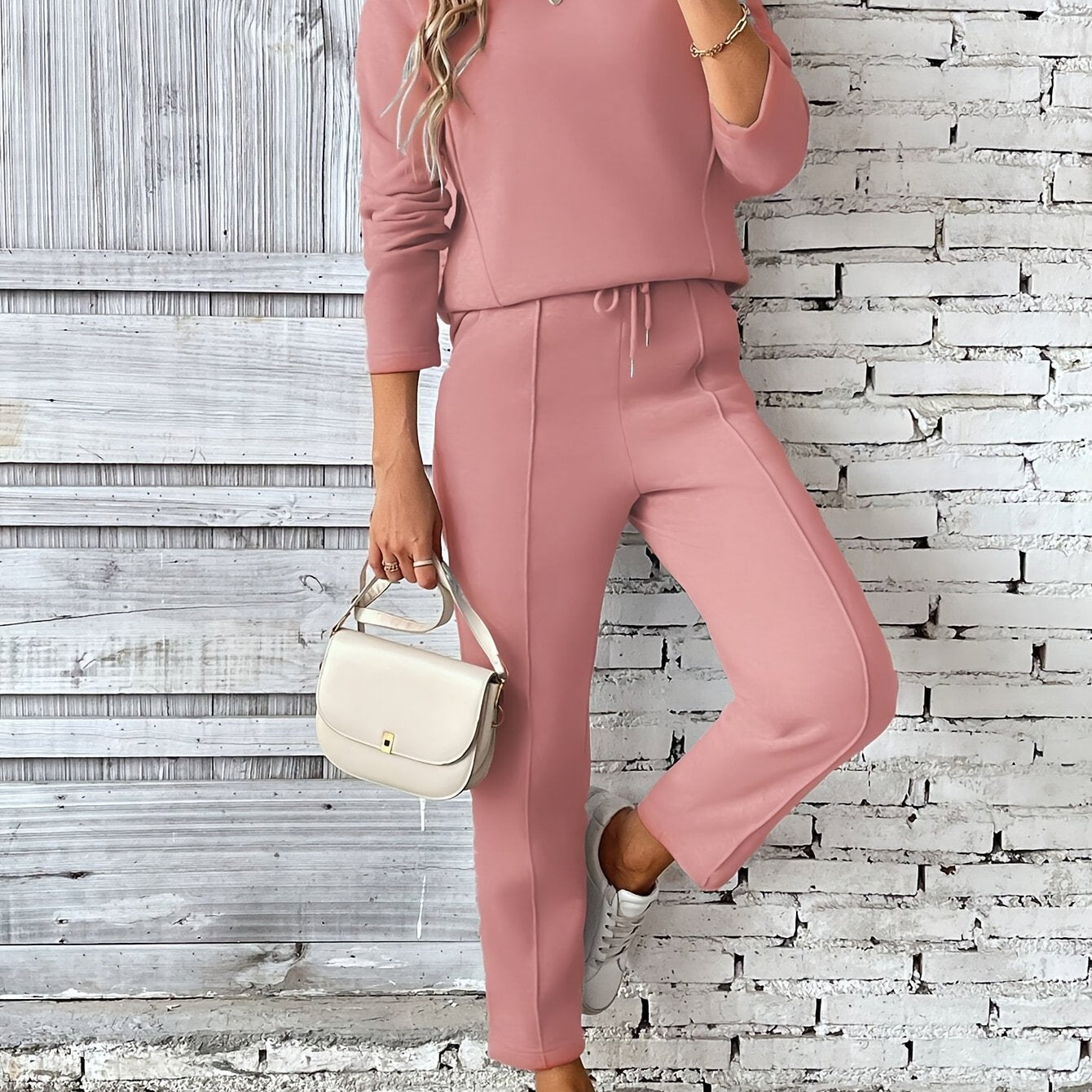 CYC Casual Drawstring Pantsuit