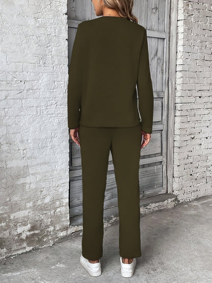 CYC Casual Drawstring Pantsuit