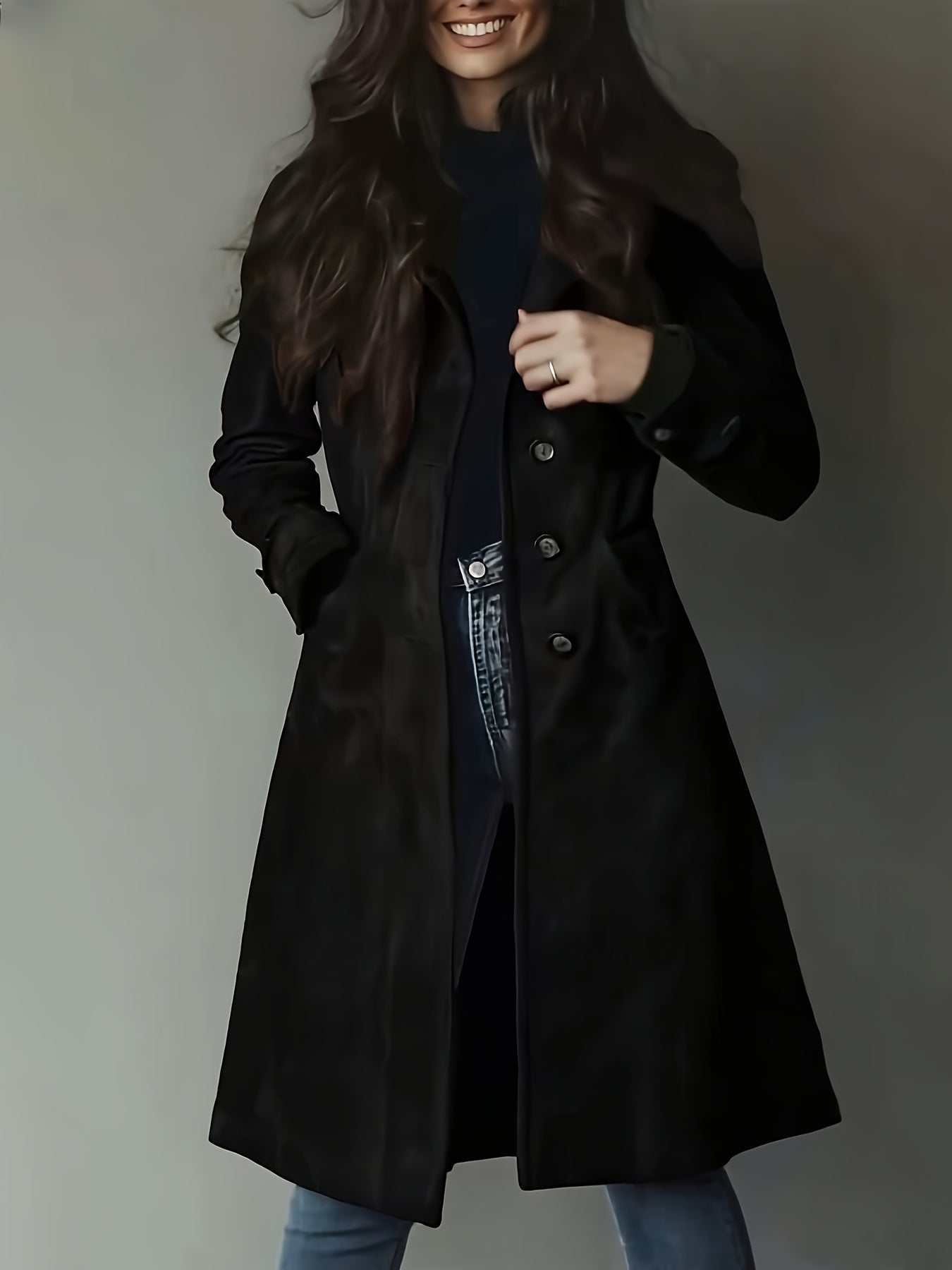 CYC Elegant Long Knit Coat