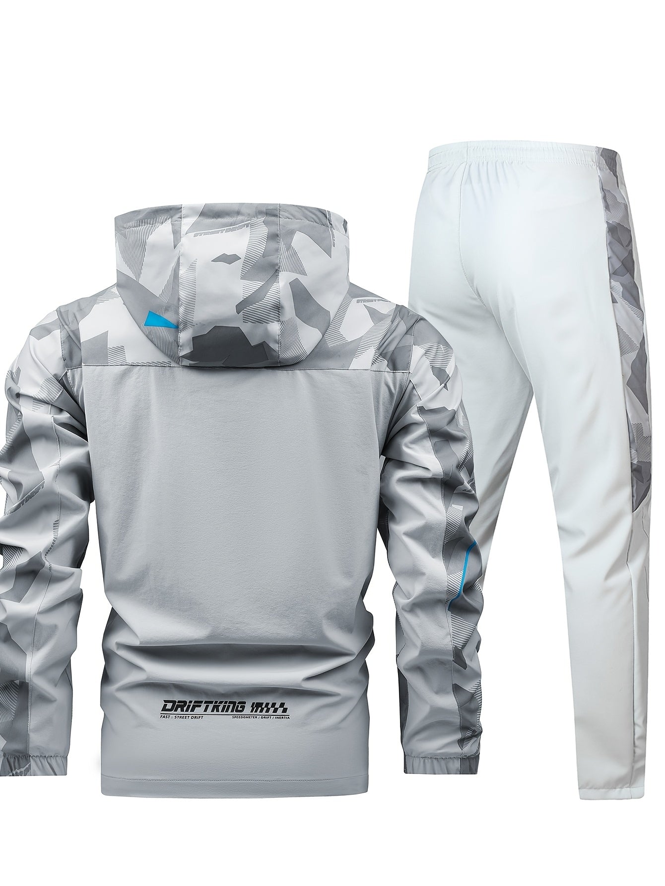 CYC – Camo Print Hooded Jacket & Joggers Set