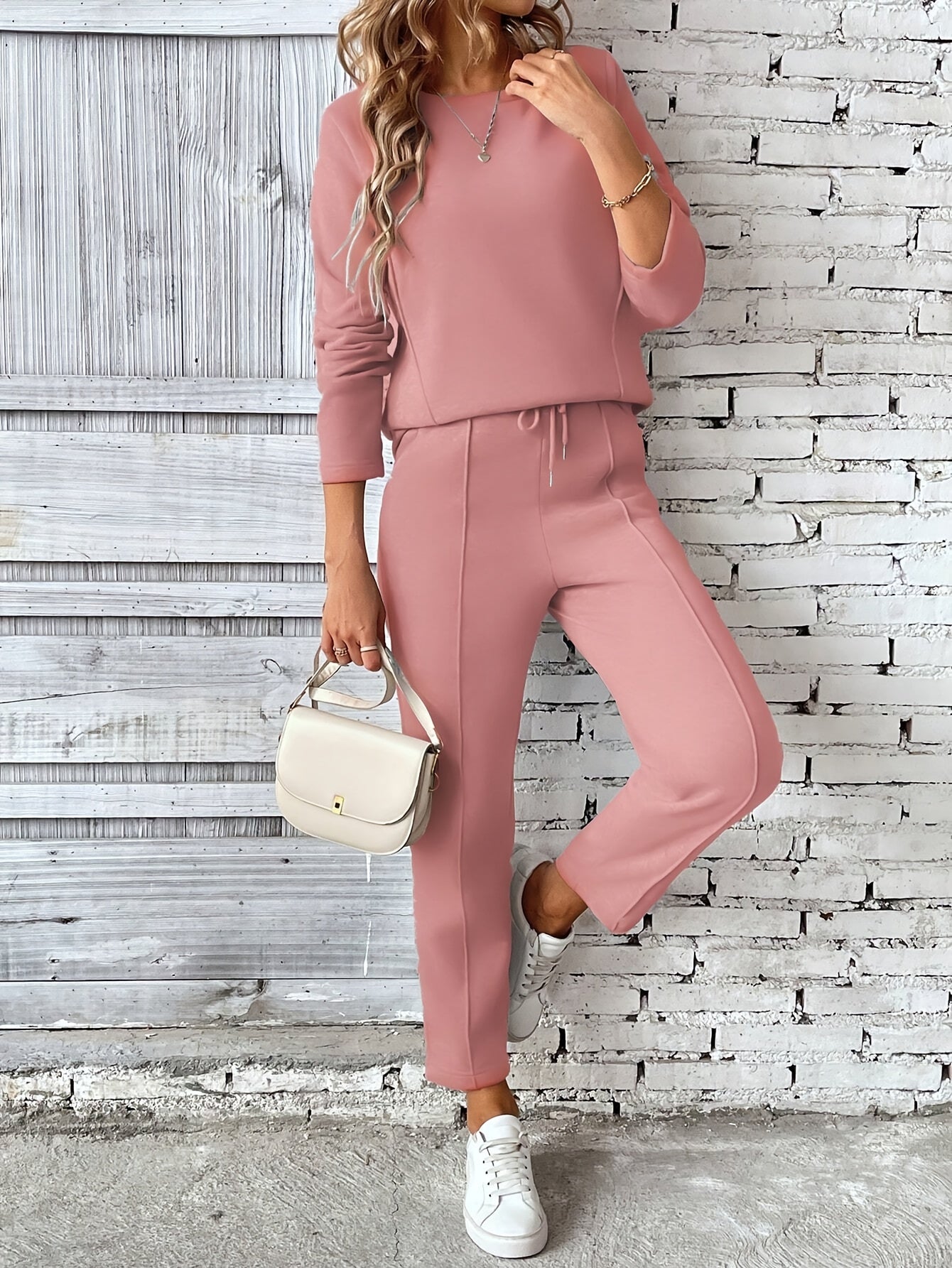 CYC Casual Drawstring Pantsuit