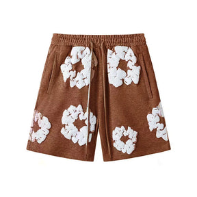 Denim Tears Summer Niche Pure Cotton Beach Casual Shorts Couple T-shirt Shorts décontractés à la mode