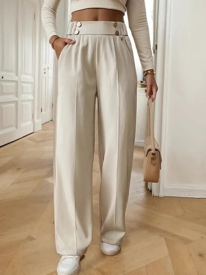 CYC French-Inspired Straight-Leg Pants