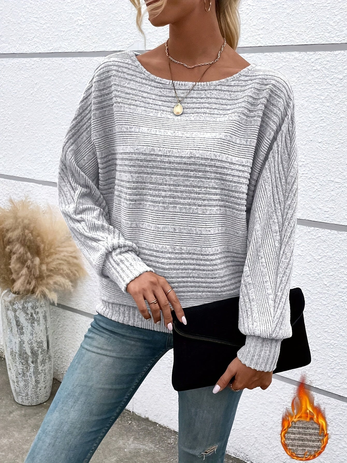 CYC Knit Crew Neck Long Sleeve Top