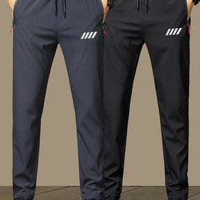 2 - Pack Lightweight Athletic Jogger Pants - Cafe y Calle