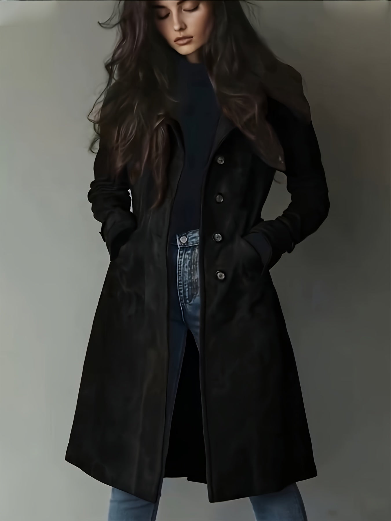 CYC Elegant Long Knit Coat