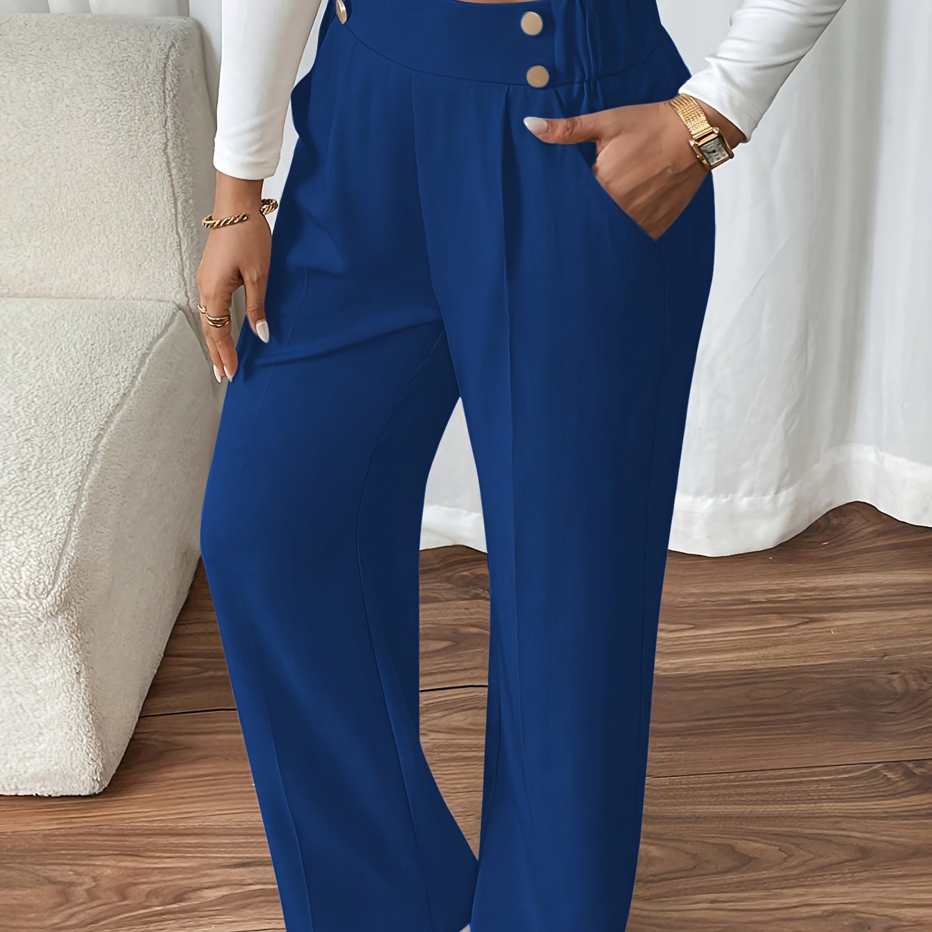 CYC High-Waisted Wide-Leg Broek