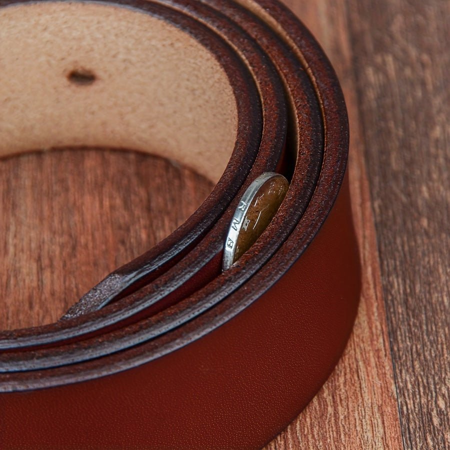 COWATHER Men's Premium Leather Belt - Cafe y Calle