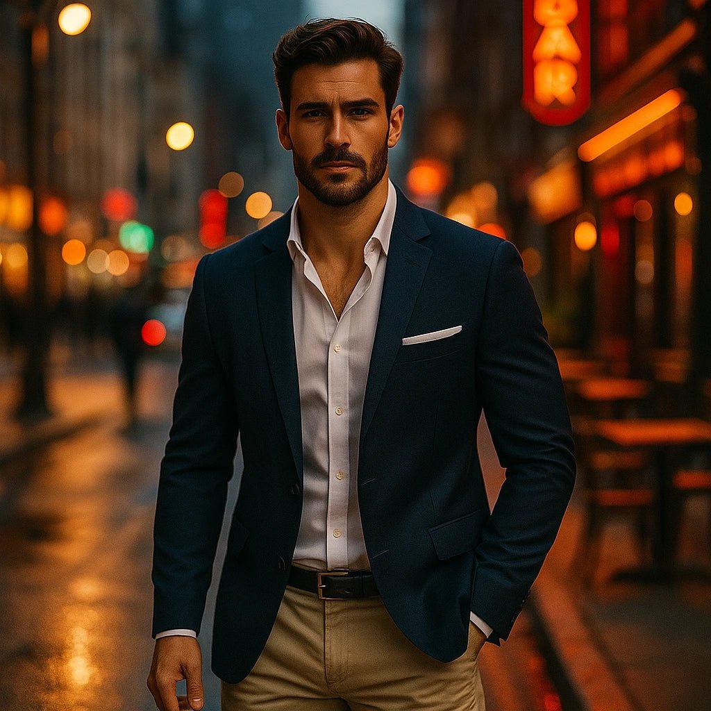 Polyester Blazer - Cafe y Calle