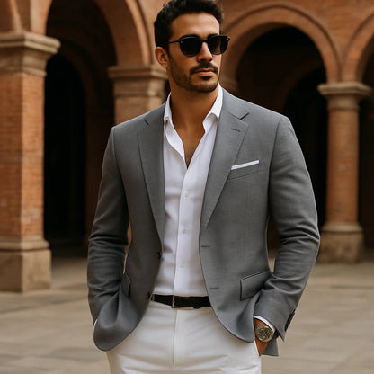 Polyester Blazer - Cafe y Calle