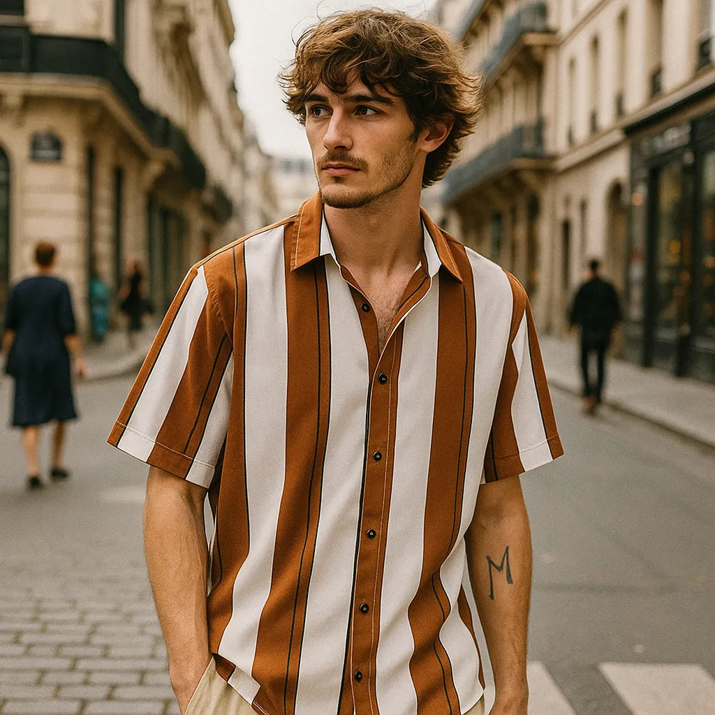 Cyc-gestreepte shirt