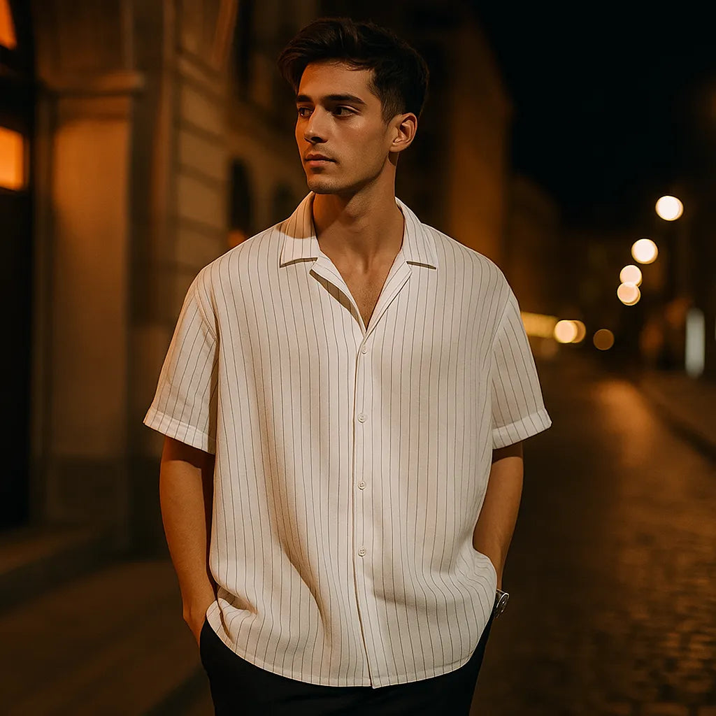 Cyc-gestreepte shirt