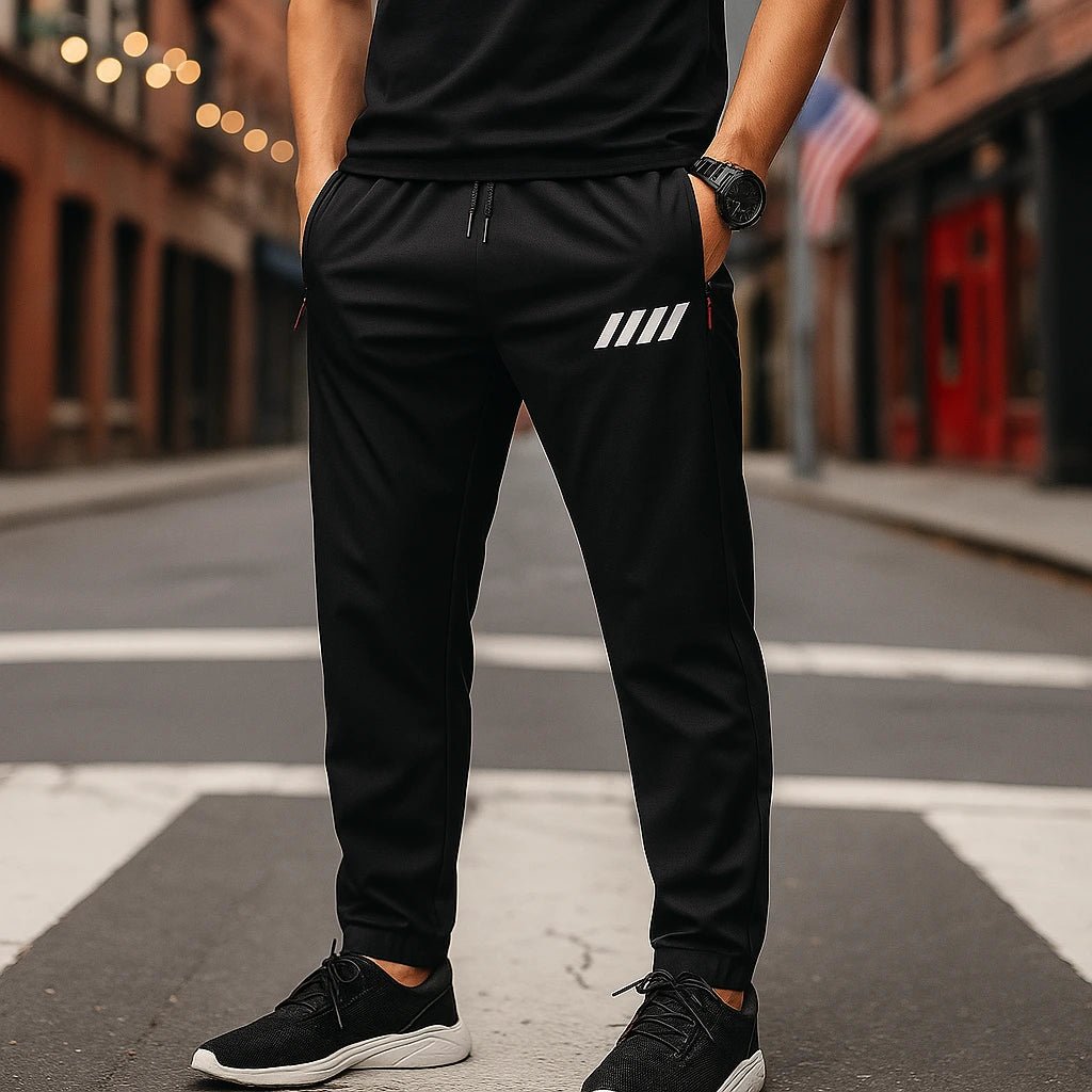 2 - Pack Lightweight Athletic Jogger Pants - Cafe y Calle