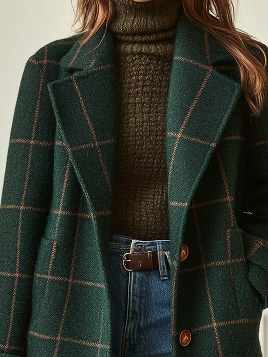 CYC™ Cambridge Wool Check Coat