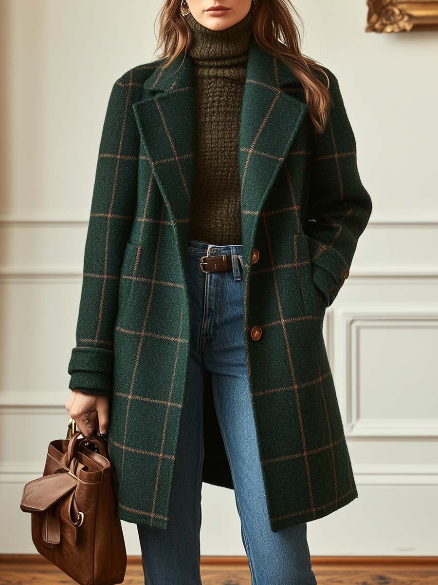 CYC™ Cambridge Wool Check Coat