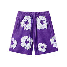 Denim Tears Summer Niche Pure Cotton Beach Casual Shorts Couple T-shirt Shorts décontractés à la mode